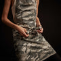 Heavy Jersey Camo Chef's Apron - Arctic Camo | James Perse Los Angeles