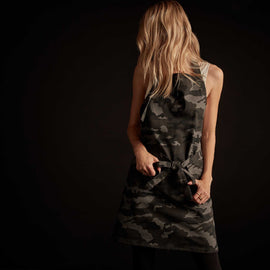 Heavy Jersey Camo Chef's Apron - Night Camo | James Perse Los Angeles