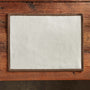 18" X 14" Placemat w/ Suede Trim - Oyster | James Perse Los Angeles