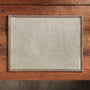 18" X 14" Placemat w/ Suede Trim - Souris | James Perse Los Angeles