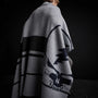 Grateful Dead Cashmere Blanket in Grey Smoke/Navy/Charcoal | James Perse Los Angeles