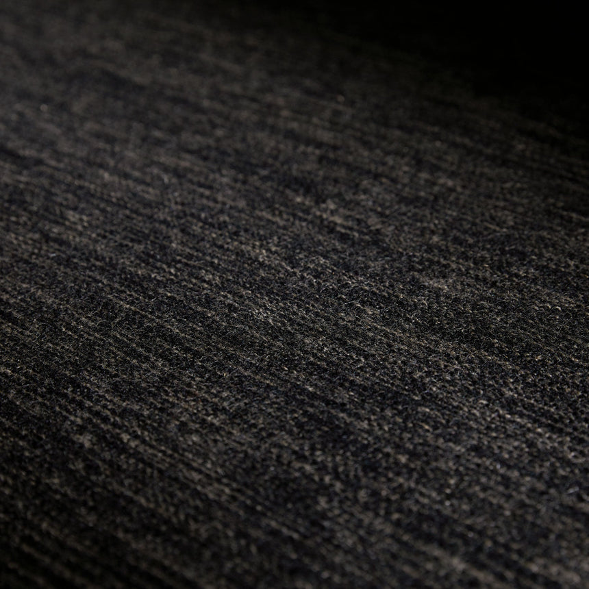 Solid Marled Area Rug 6Ft X 9Ft in Black Melange | James Perse Los Angeles