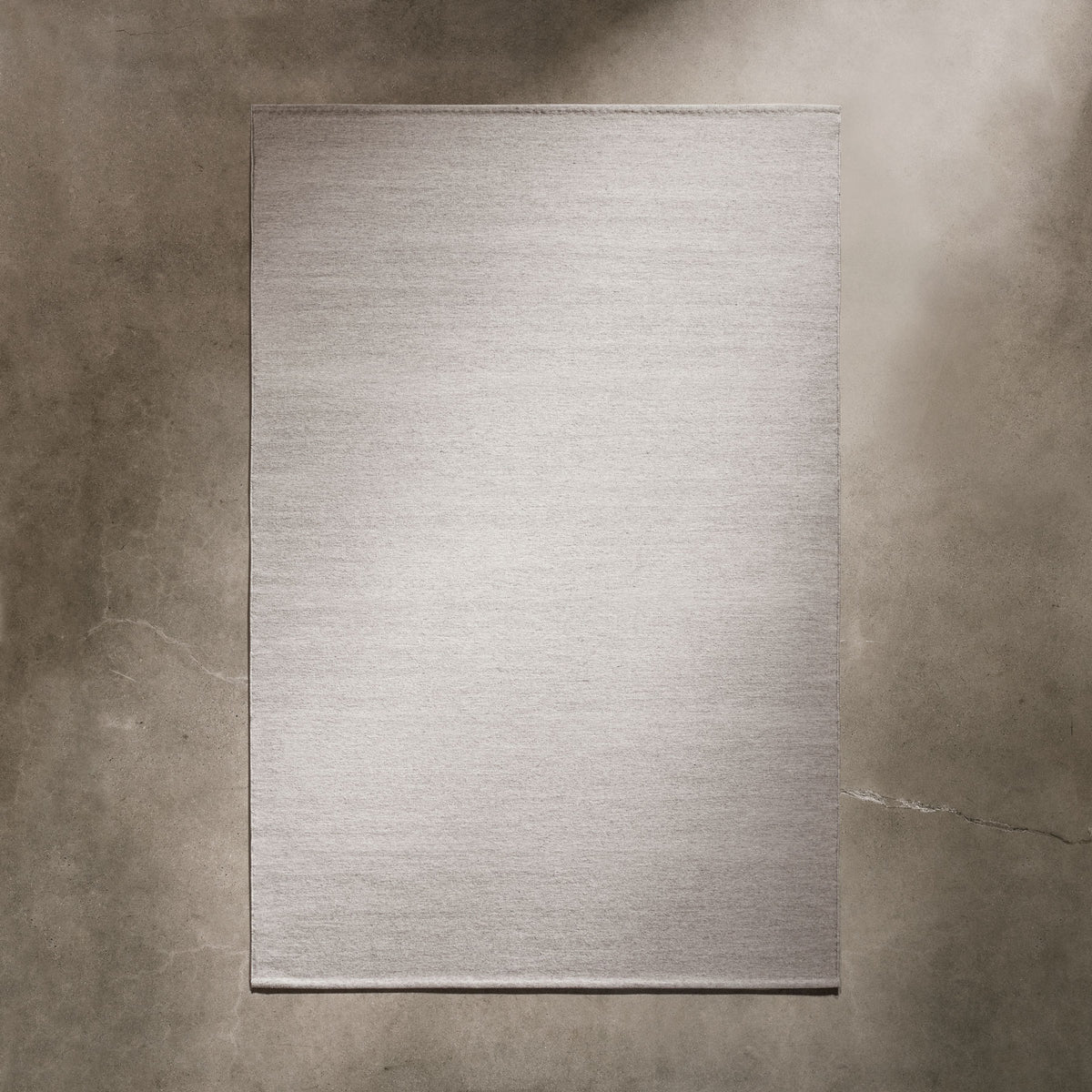 Solid Marled Area Rug 6Ft X 9Ft - Grey Melange | James Perse Los Angeles
