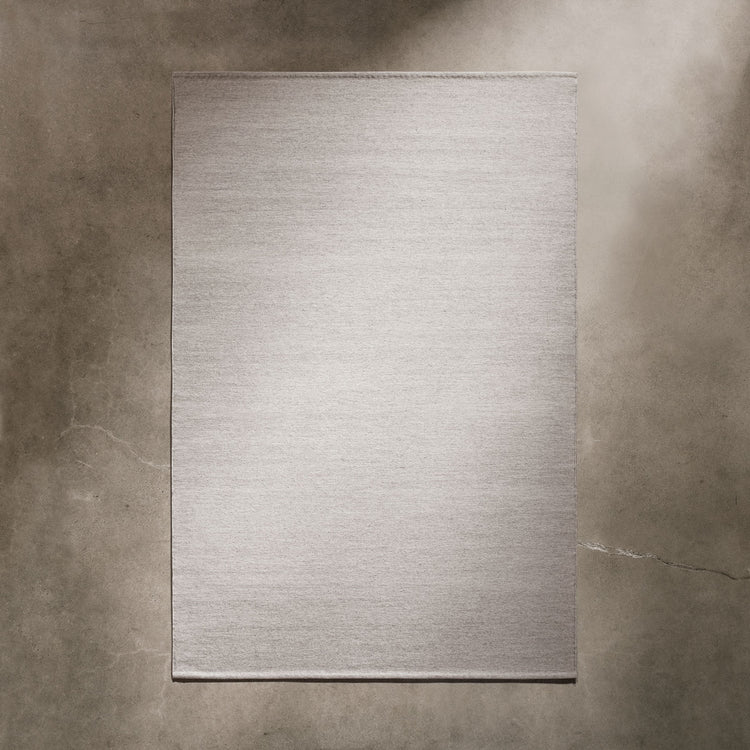 Solid Marled Area Rug 6Ft X 9Ft - Grey Melange | James Perse Los Angeles