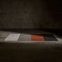 Color Blocked Rug 6'X9' - Blk M/Ochre/Flint | James Perse Los Angeles