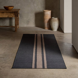 3.5 X 9 Three Stripe Runner in Anthracite/Mule | James Perse Los Angeles