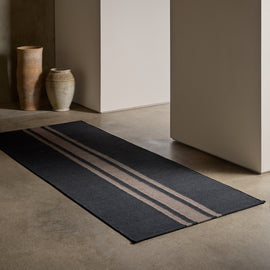 3.5 X 9 Three Stripe Runner in Anthracite/Mule | James Perse Los Angeles