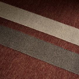 3.5 X 9 Double Stripe Runner in Wine/Flint/Oyster | James Perse Los Angeles