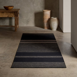 3.5 X 9 Multi Stripe Runner in Blk Marl/Blk/Flint | James Perse Los Angeles