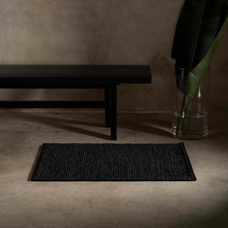 Jute Entrance Rug 2FT X 3FT - Charcoal | James Perse Los Angeles