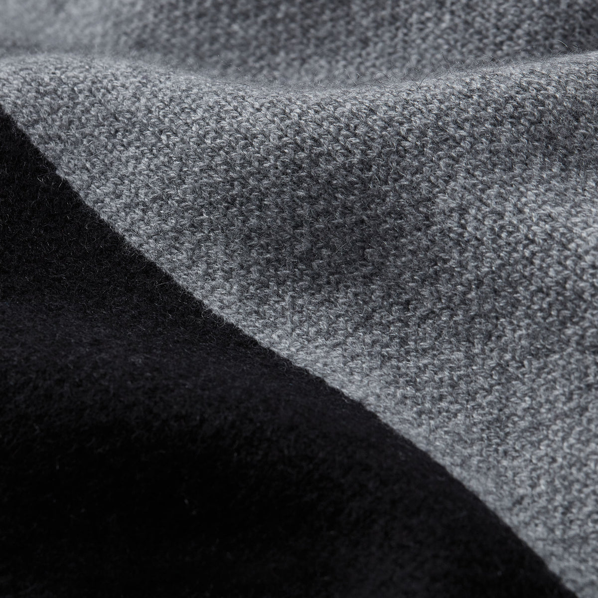 Baja Mexico Cashmere Blanket In Black/White | James Perse Los Angeles