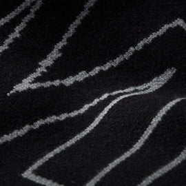 Baja Mexico Cashmere Blanket In Black/White | James Perse Los Angeles