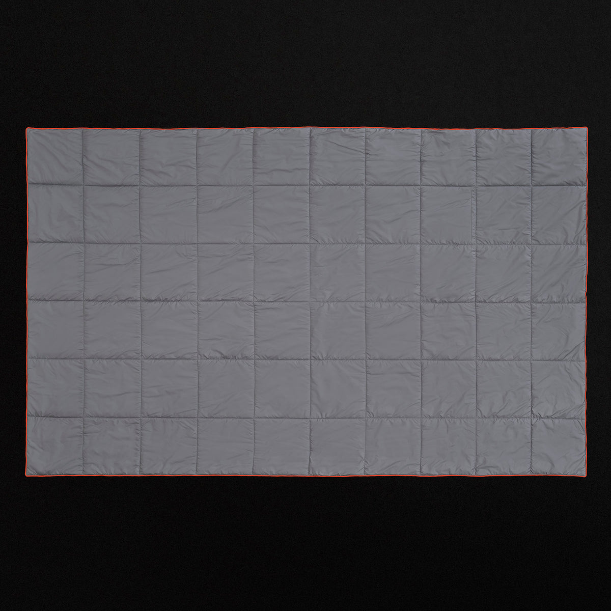 Y/OSEMITE Quilted Blanket in Arsenic/Orange | James Perse Los Angeles