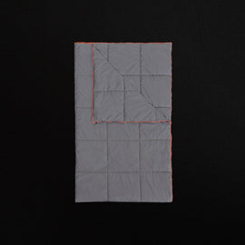 Y/OSEMITE Quilted Blanket in Arsenic/Orange | James Perse Los Angeles