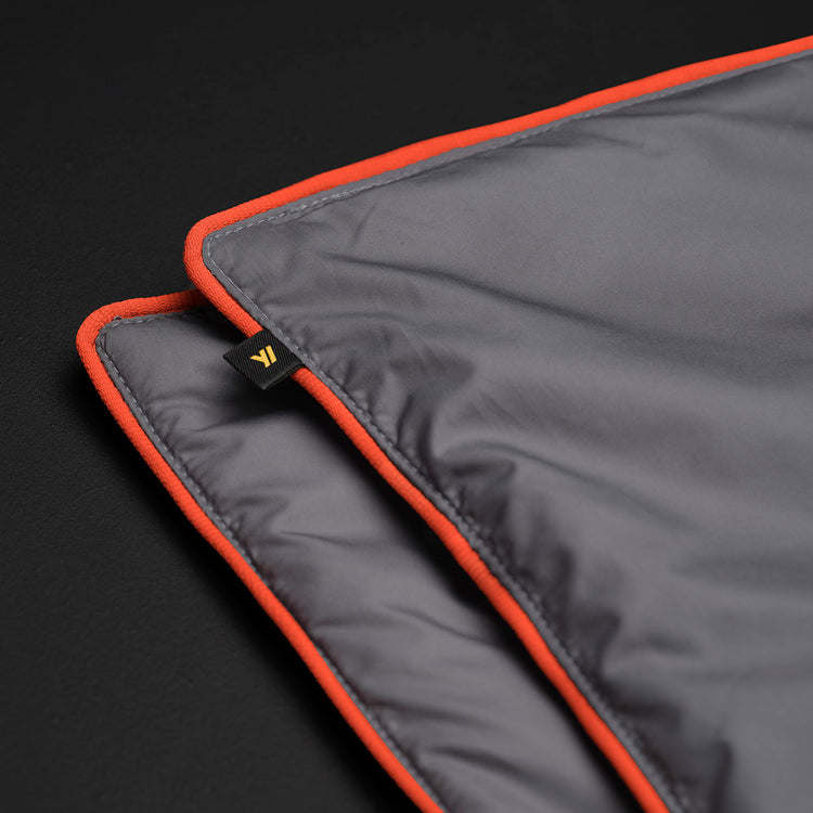 Y/OSEMITE Quilted Blanket in Arsenic/Orange | James Perse Los Angeles