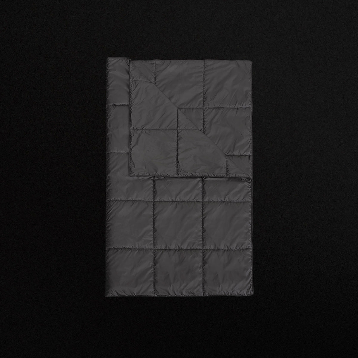 Y/OSEMITE Quilted Blanket in Black/Black | James Perse Los Angeles
