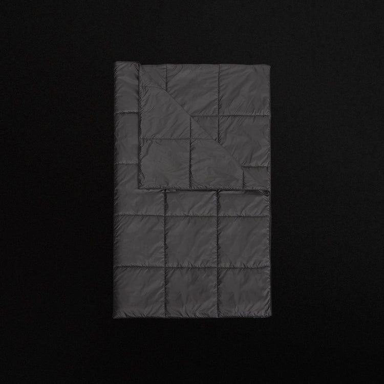 Y/OSEMITE Quilted Blanket in Black/Black | James Perse Los Angeles