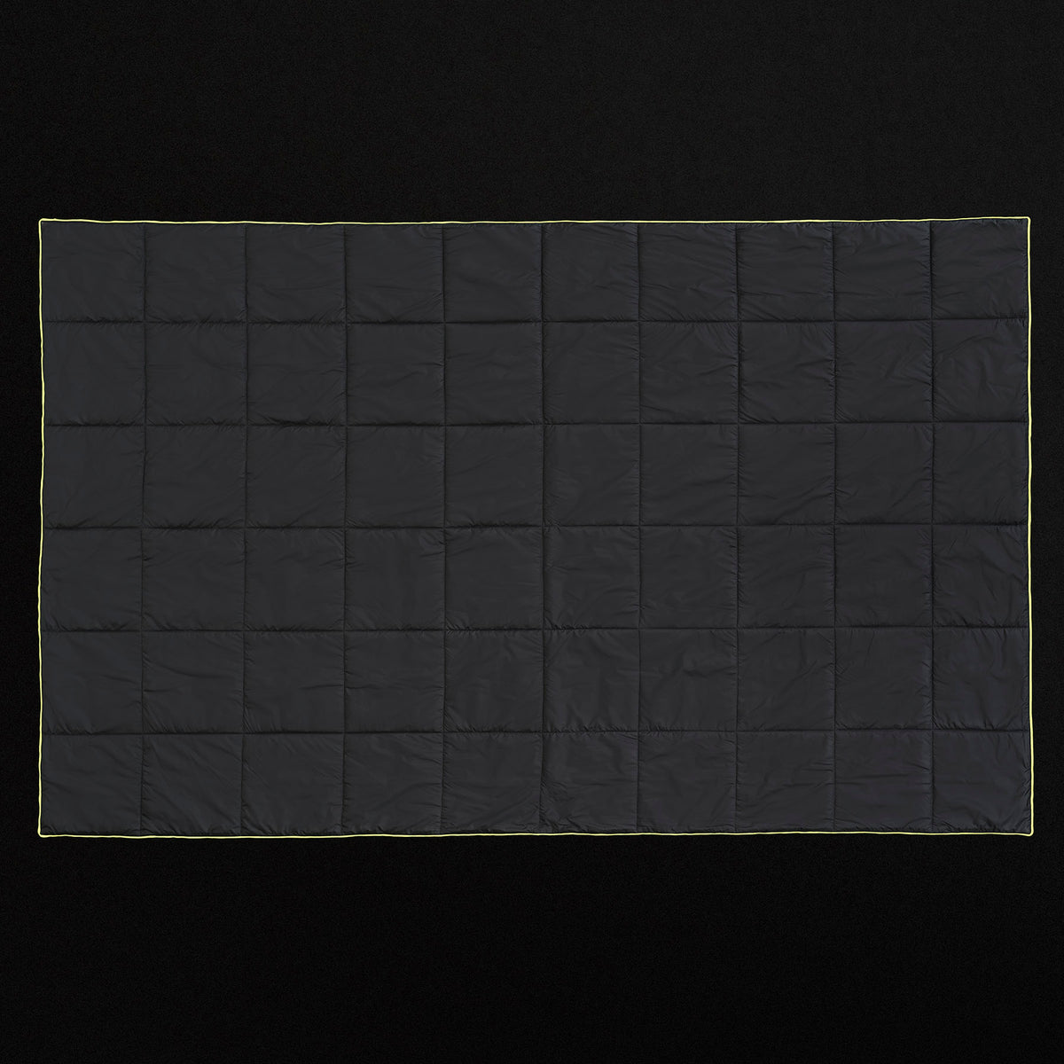 Y/OSEMITE Quilted Blanket in Navy/Neon | James Perse Los Angeles