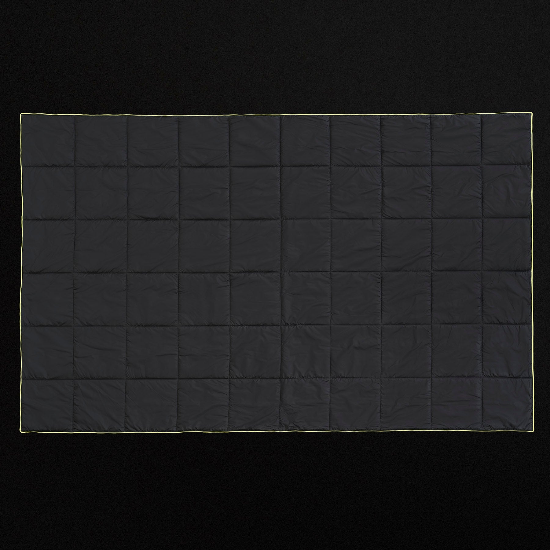 Y/OSEMITE Quilted Blanket in Navy/Neon | James Perse Los Angeles