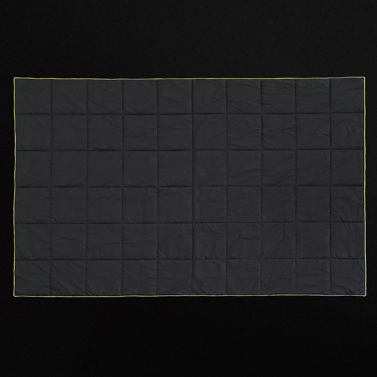 Y/OSEMITE Quilted Blanket in Navy/Neon | James Perse Los Angeles