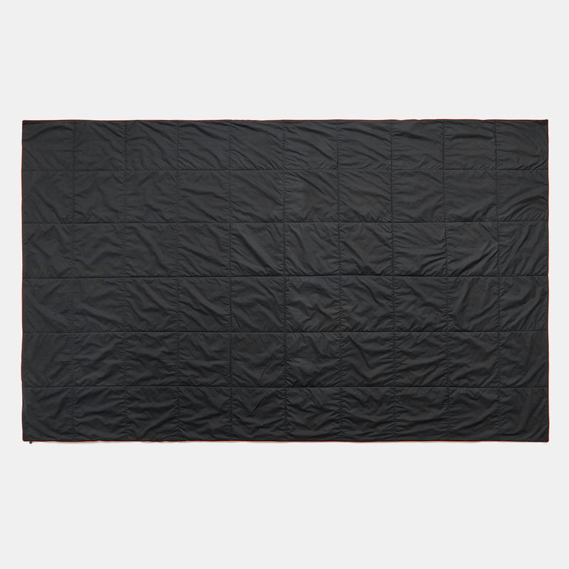 Y/OSEMITE Quilted Blanket In Navy/Orange | James Perse Los Angeles