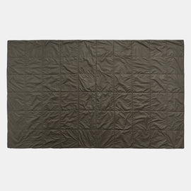 Y/OSEMITE Quilted Blanket In Olive/Black | James Perse Los Angeles