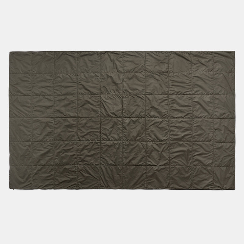 Y/OSEMITE Quilted Blanket In Olive/Black | James Perse Los Angeles