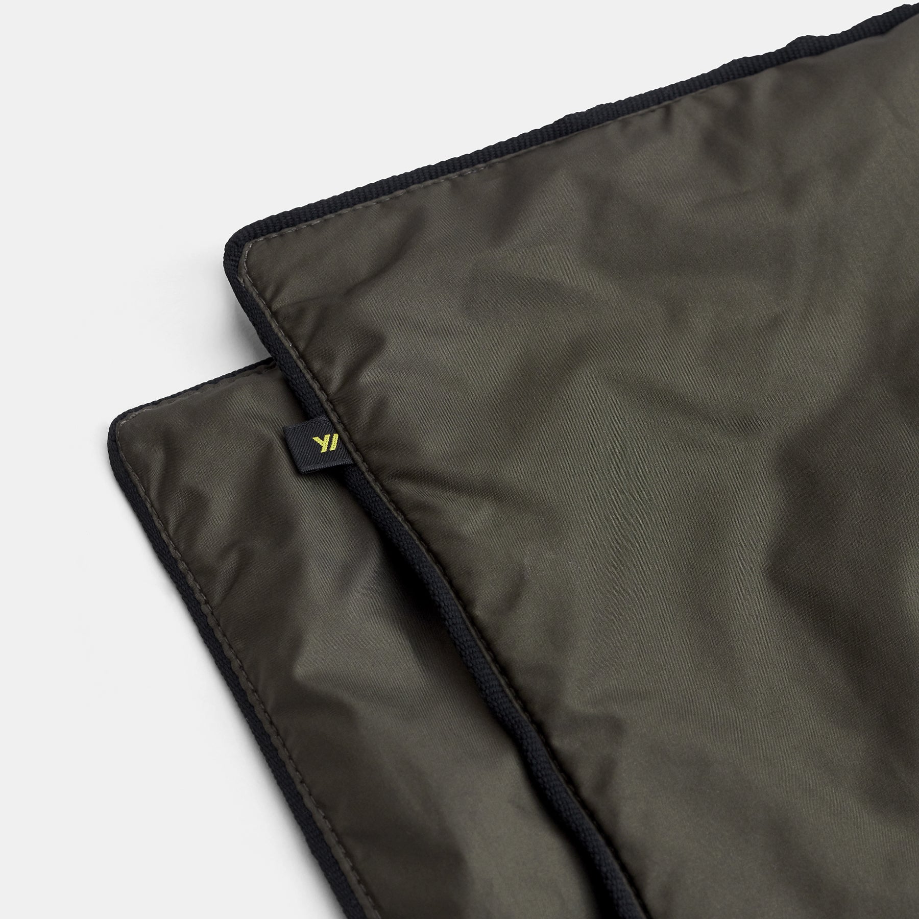 Y/OSEMITE Quilted Blanket In Olive/Black | James Perse Los Angeles
