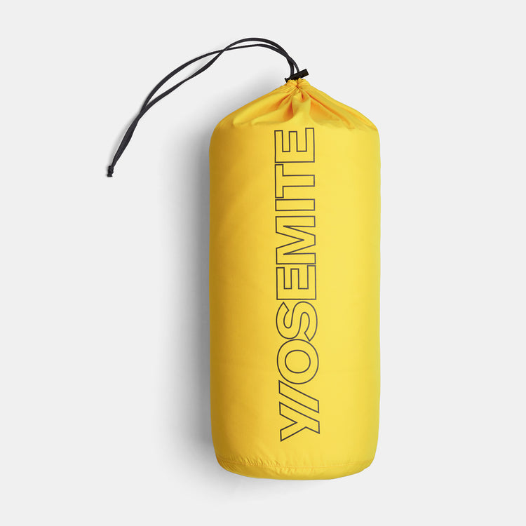 Y/OSEMITE Quilted Blanket In Yellow/Carbon | James Perse Los Angeles