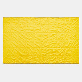 Y/OSEMITE Quilted Blanket In Yellow/Carbon | James Perse Los Angeles