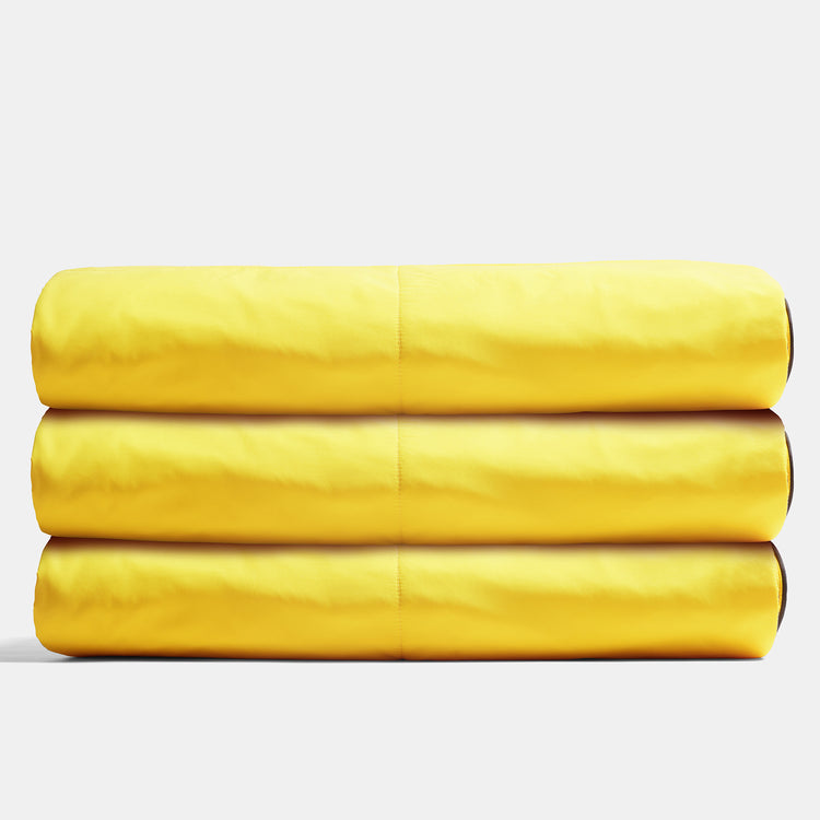 Y/OSEMITE Quilted Blanket In Yellow/Carbon | James Perse Los Angeles