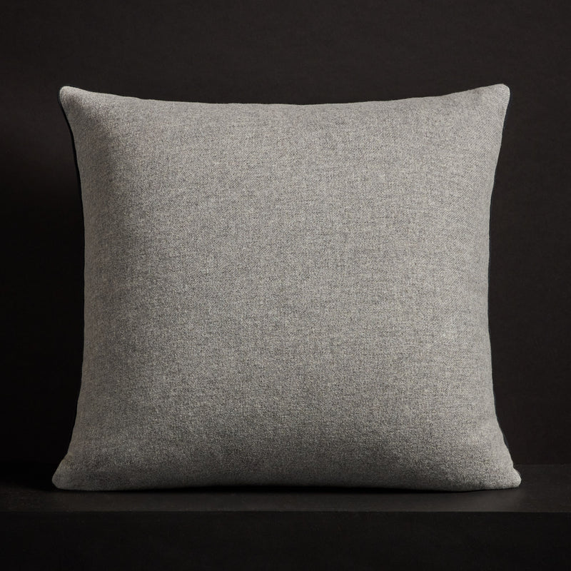 Double Sided Baby Soft Throw Pillow - Heather Charcoal | James Perse Los Angeles