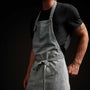 Vintage Denim Chef'S Apron in Denim Wash | James Perse Los Angeles