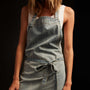 Vintage Denim Chef'S Apron in Denim Wash | James Perse Los Angeles