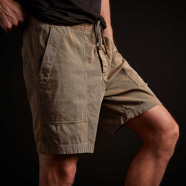 Army Cotton Slub Utility Short - Old Whiskey Pigment | James Perse Los Angeles