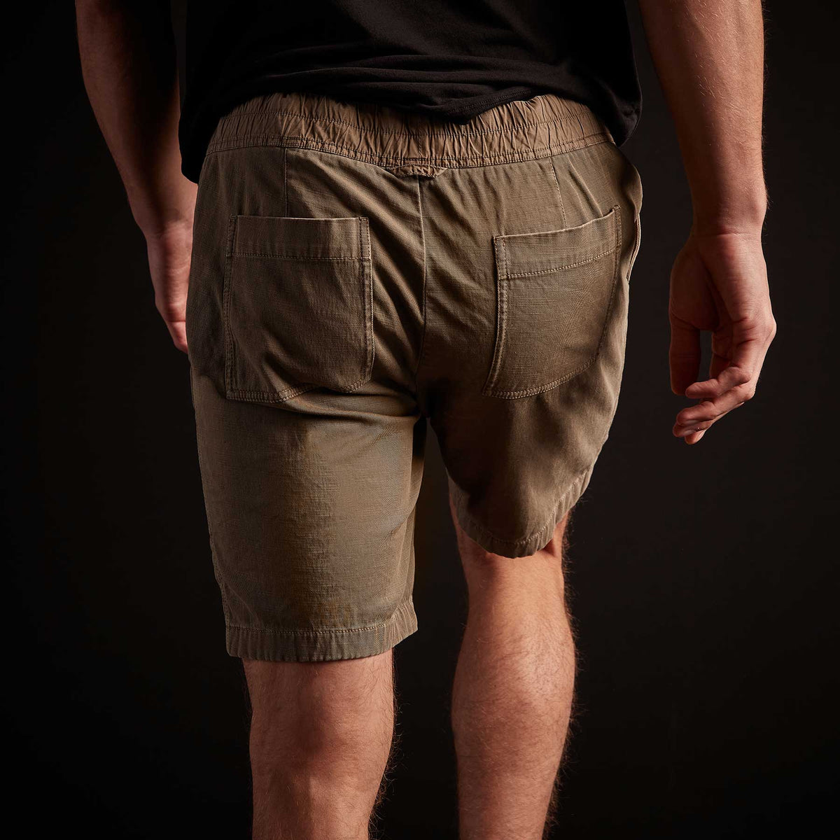 Army Cotton Slub Utility Short - Old Whiskey Pigment | James Perse Los Angeles