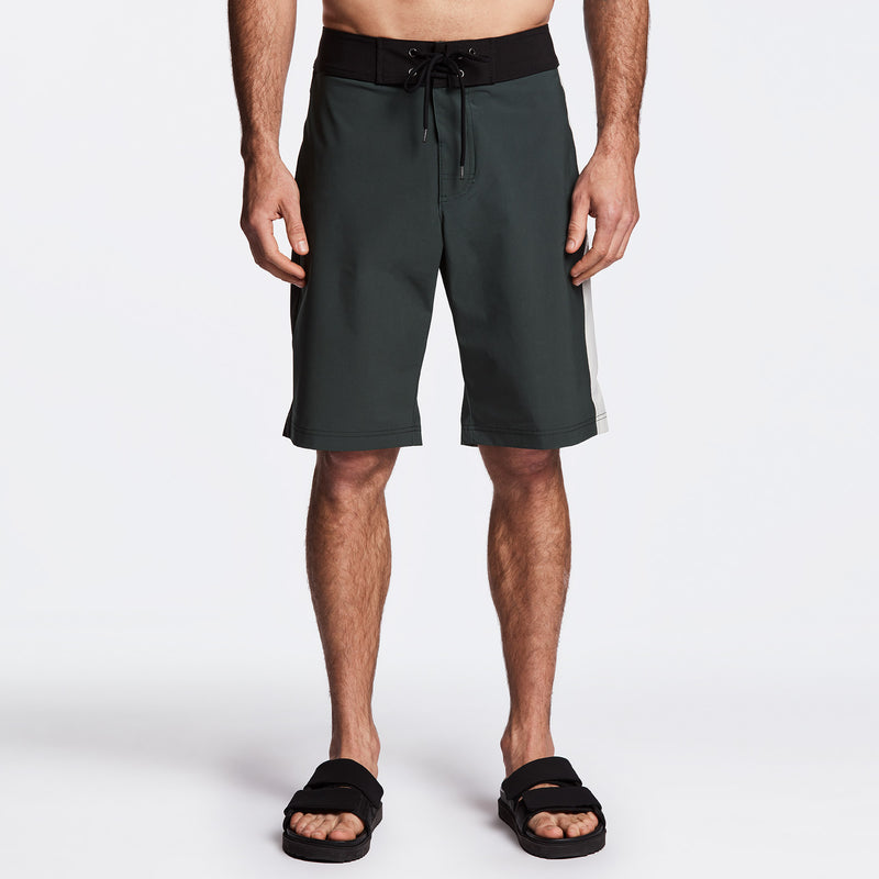 Y/OSEMITE Tri Color Boardshort - Bamboo/Black/Shell | James Perse Los Angeles
