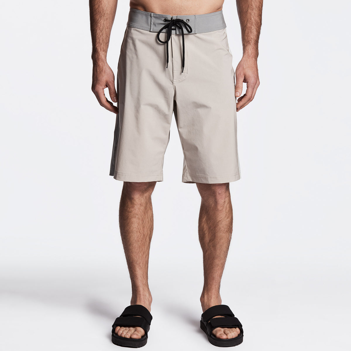 Y/OSEMITE Tri Color Boardshort - Sand/Stone/Shell | James Perse Los Angeles