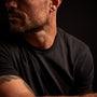 Brushed Cotton Jersey Tee - Black | James Perse Los Angeles