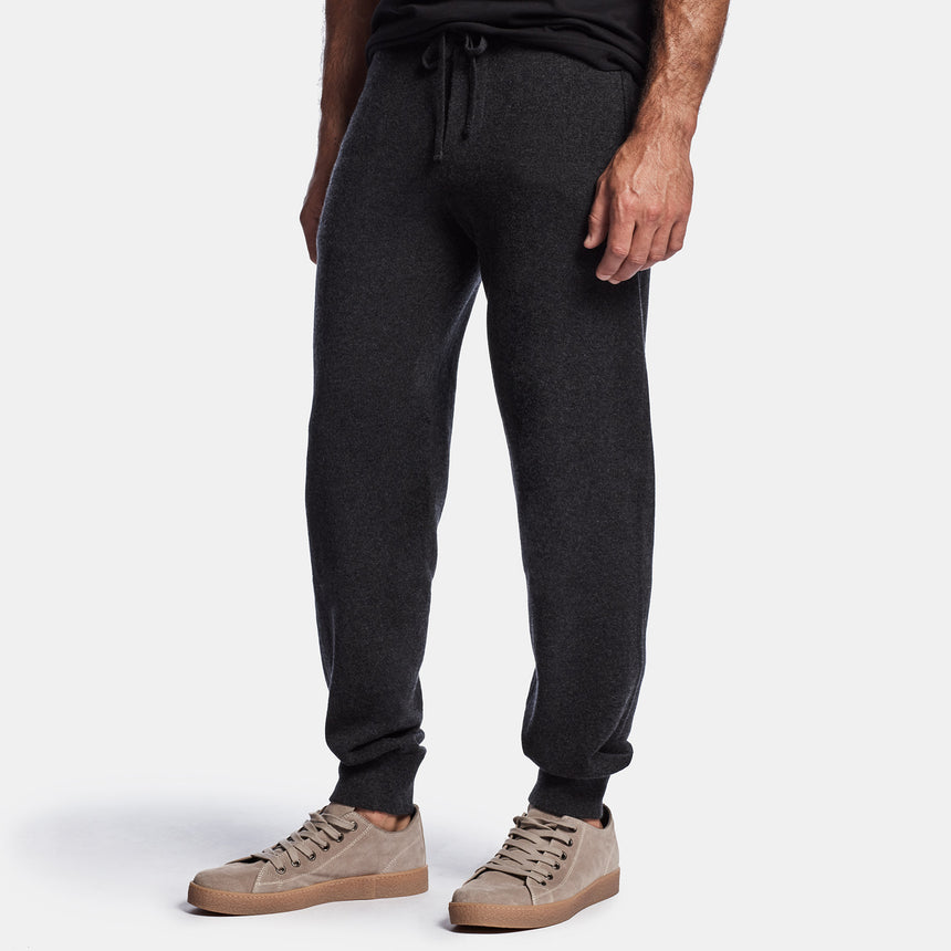 Baby Cashmere Track Pant in Charcoal | James Perse Los Angeles