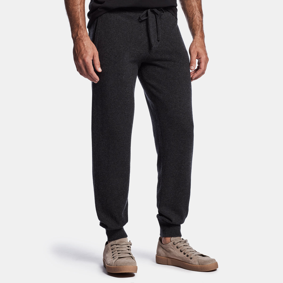 Baby Cashmere Track Pant in Charcoal | James Perse Los Angeles