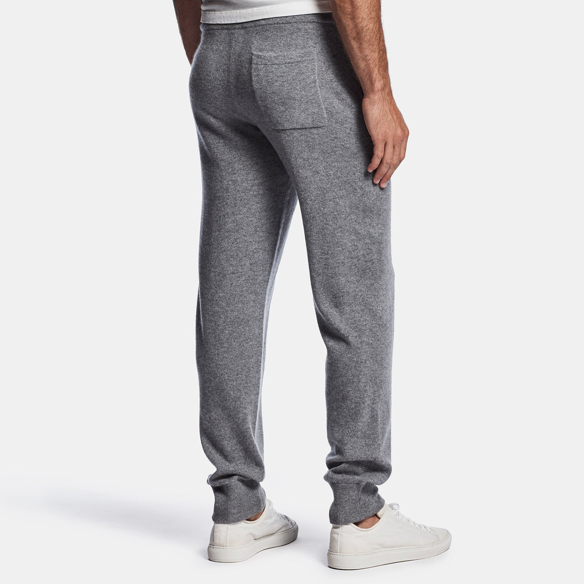 Baby Cashmere Track Pant in Grey Felt | James Perse Los Angeles
