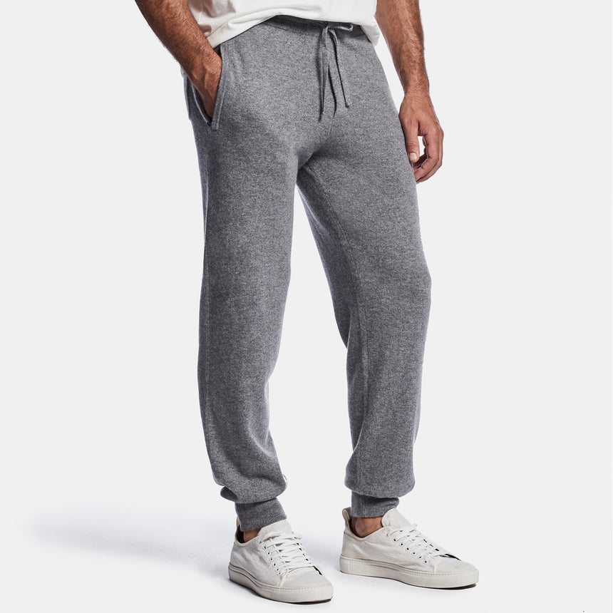 Baby Cashmere Track Pant in Grey Felt | James Perse Los Angeles