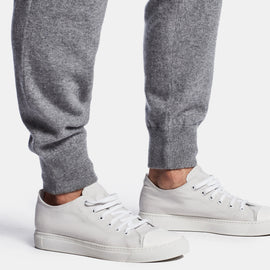 Baby Cashmere Track Pant in Grey Felt | James Perse Los Angeles