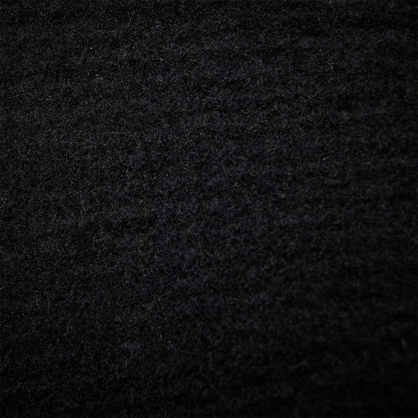 Brushed Thermal Knit Hooded Robe in Black | James Perse Los Angeles