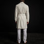 Brushed Thrml Knit Hooded Robe in Oyster | James Perse Los Angeles