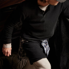 Alpine Thermal Short in Black | James Perse Los Angeles 