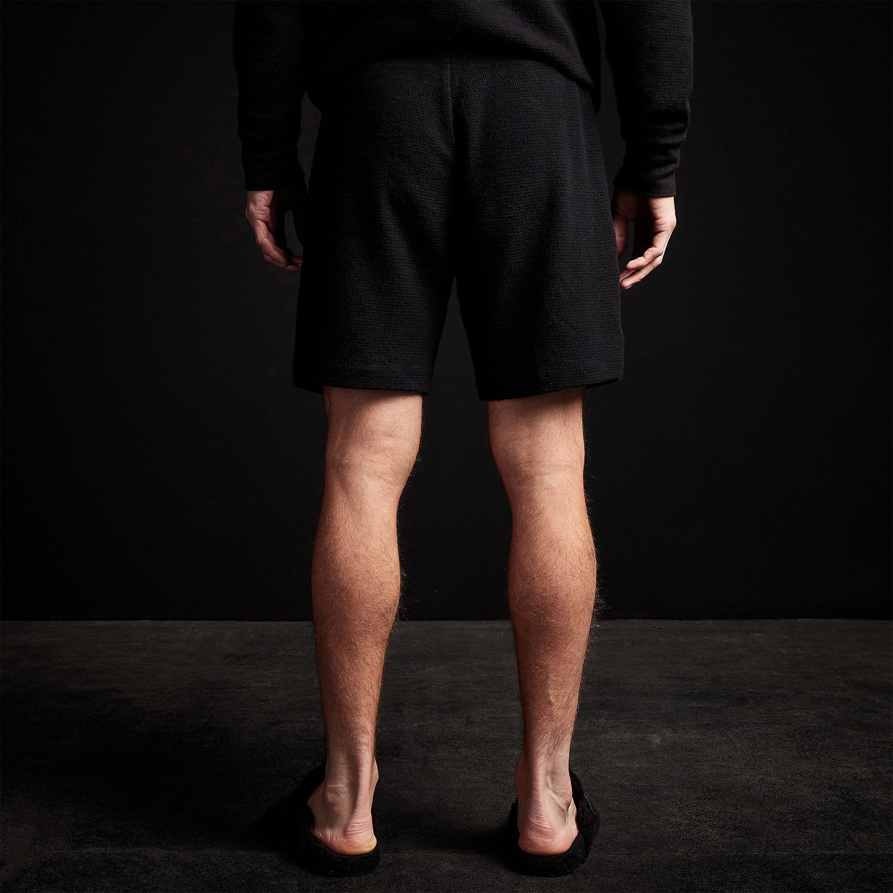 Alpine Thermal Short in Black | James Perse Los Angeles 