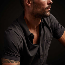Clean Finish Jersey Shirt - Magma | James Perse Los Angeles