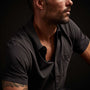 Clean Finish Jersey Shirt - Magma | James Perse Los Angeles